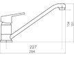 Novaservis Dřezová baterie Titania IRIS New chrom 94491,0