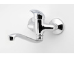 Novaservis Dřezová umyvadlová baterie 100 mm Metalia 55 chrom 55074,0