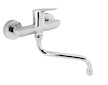 Novaservis Dřezová umyvadlová baterie 150 mm Metalia 54, chrom 54070/T,0