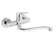 Novaservis Dřezová umyvadlová baterie 150 mm Metalia 54 ECO, chrom 54070,0E