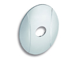 Novaservis Kryt podomítkového boxu OVAL chrom KRYT0050A,0