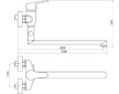 Novaservis Paneláková baterie bez příslušenství 100mm Titania IRIS New 94473/1,0