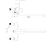 Novaservis Paneláková baterie bez příslušenství150mm Titania Nice chrom 97071/1,0