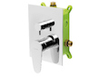 Novaservis Podomítková baterie s boxem 2 vývody, SMART BOX98051R,0