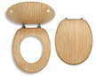 Novaservis Sedátko dýhované bambus MDF WC/BAMBUS