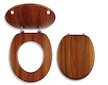 Novaservis Sedátko dýhované dub 2 MDF WC/DUB2