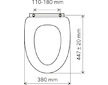 Novaservis Sedátko dýhované jasan soft MDF WC/SOFTJASAN