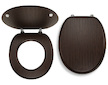Novaservis Sedátko dýhované wenge MDF WC/WENGE