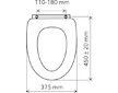 Novaservis Sedátko MDF WC/BILAMDF