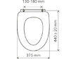 Novaservis Sedátko MDF WC/SOFTMDF