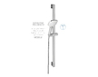 Novaservis Sprchová baterie bez příslušenství 150 mm METALIA 58, chrom 58061/1,0
