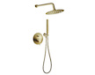 Novaservis Sprchová sada podomítková Ciriculus, kartáčované zlato BCK7PBG-SET1-S