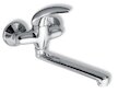 Novaservis Umyvadlová dřezová baterie 100 mm Metalia 55 chrom 55077,0