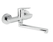 Novaservis Umyvadlová dřezová baterie 150 mm Metalia 54, chrom 54076,0