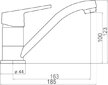Novaservis Umyvadlová dřezová baterie Titania IRIS New chrom 94496,0