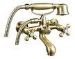 Novaservis Vanová nástěnná baterie 150 mm bronz BAI11BR