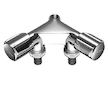 Schell Comfort - Vedlejší připojovací dvojventil, chrom 033660699