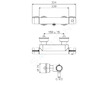 Schell Modus - Termostatická sprchová baterie, chrom 021850699