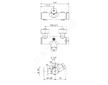Schell Vitus - Termostatická sprchová baterie VITUS VD-SC-T / o samouzavírací s horním vývodem, chrom 016050699