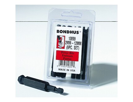 BONDHUS Sada bitů metric BHX 9 dlouhý 3