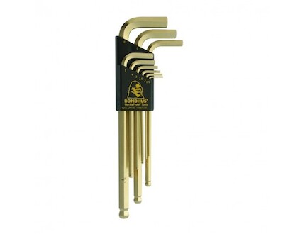 BONDHUS Sada L.-klíčů/metric BLX 9MG GoldGuard 38099