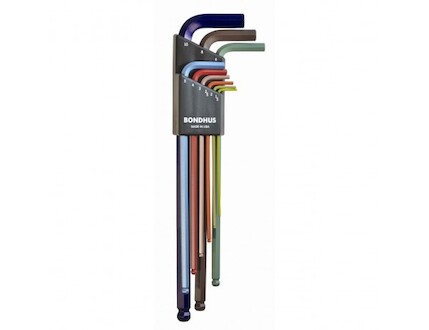 BONDHUS Sada L.-klíčů/metric LWR XL ColorGuard 69699