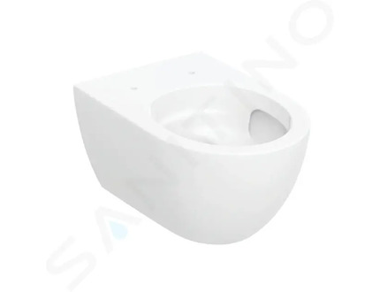 Geberit Acanto - Závěsné WC, Rimfree, TurboFlush, s KeraTect, bílá 502.717.00.8