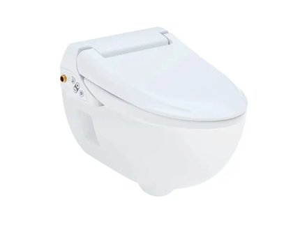 Geberit AquaClean - Elektronický bidet AquaClean 4000 s keramikou, Rimfree, SoftClosing, alpská bílá 146.135.11.1
