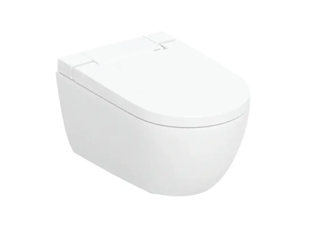 Geberit AquaClean - Elektronický bidet AquaClean Alba s keramikou, Rimfree, SoftClose, KeraTect, bílá 146.350.01.1