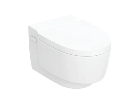 Geberit AquaClean - Elektronický bidet Mera Comfort s keramikou, závěsný, TurboFlush, SoftClosing, KeraTect, bílá 146.210.11.1