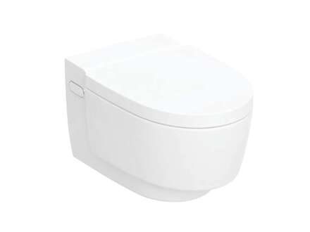 Geberit AquaClean - Elektronický bidet Mera Comfort s keramikou, závěsný, TurboFlush, SoftClosing, KeraTect, bílá 146.210.11.1