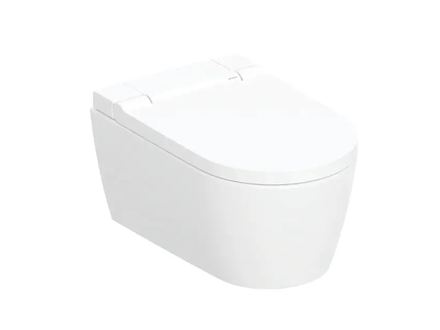 Geberit AquaClean - Elektronický bidet Sela s keramikou, závěsný, TurboFlush, SoftClosing, KeraTect, bílá 146.220.11.1