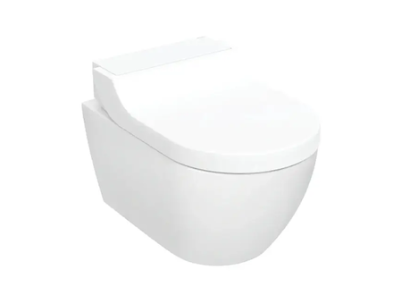 Geberit AquaClean - Elektronický bidet Tuma Comfort s keramikou, závěsný, TurboFlush, SoftClosing, KeraTect, bílá 146.290.11.1