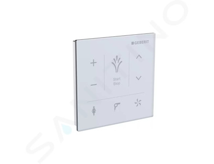 Geberit AquaClean - Nástěnný ovládací panel pro elektronický bidet, bílá 147.038.SI.1
