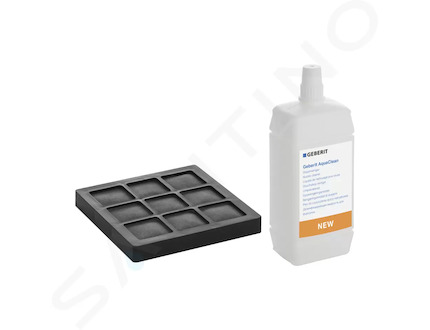 Geberit AquaClean - Sada uhlíkového filtru a čisticího prostředku 240.625.00.1