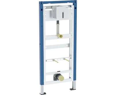 Geberit Duofix - Montážní prvek pro pisoár, 112-130 cm, univerzální, pro ovládání splachování pisoárů Basic, matný chrom 111.695