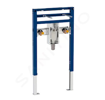Geberit Duofix - Montážní prvek pro umyvadlo, 82-98 cm, pro stojánkové armatury, zápachová uzávěrka na omítku 111.489.00.1