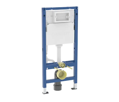Geberit Duofix - Montážní prvek pro závěsné WC, 112 cm, se splachovací nádržkou pod omítku Delta 12 cm 458.129.00.2