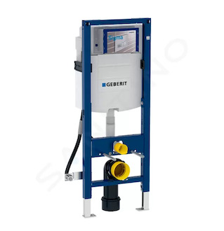 Geberit Duofix - Montážní prvek pro závěsné WC, 112 cm, se splachovací nádržkou Sigma 12 cm, bezbariérový 111.350.00.5