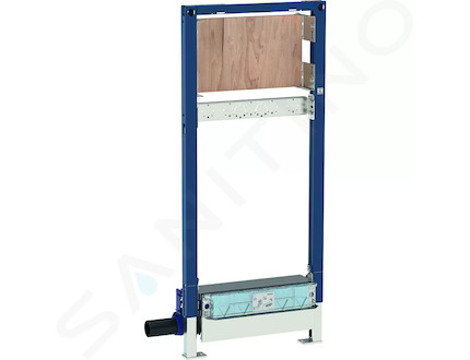 Geberit Duofix - Předstěnová instalace pro sprchu, výška 130 cm, s odtokem ve stěně, nástěnná armatura pod omítku 111.581.00.1