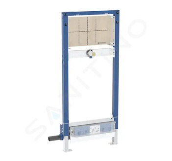 Geberit Duofix - Předstěnová instalace pro sprchu, výška 130 cm, s odtokem ve stěně, nástěnná armatura pod omítku 111.581.00.2