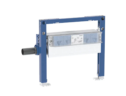 Geberit Duofix - Předstěnová instalace pro sprchu, výška 50 cm, s odtokem ve stěně, pro výšku mazaniny u vtoku 90-200 mm 111.591