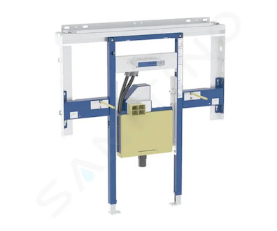 Geberit Duofix - Předstěnová instalace pro umyvadlo Geberit ONE 105 cm, pro nástěnnou armaturu ONE, podomítkový sifon a prvek Cl