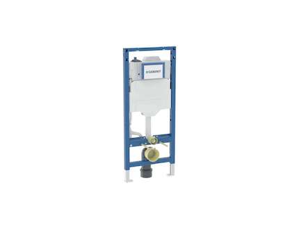 Geberit Duofix - Předstěnová instalace pro závěsné WC, se splachovací nádržkou Sigma 12 cm, s hygienickým proplachem, stavební v