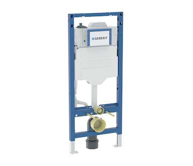 Geberit Duofix - Předstěnová instalace pro závěsné WC, se splachovací nádržkou Sigma 12 cm, s hygienickým proplachem, výška 1,2 