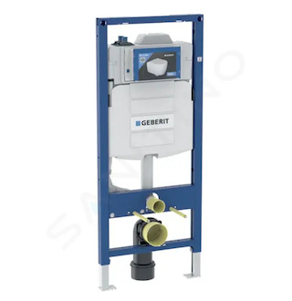 Geberit Duofix - Předstěnová instalace pro závěsné WC, se splachovací nádržkou Sigma 12 cm, s hygienickým proplachem, výška 1,2 