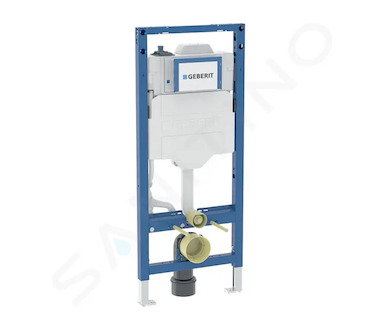 Geberit Duofix - Předstěnová instalace pro závěsné WC, se splachovací nádržkou Sigma 12 cm, s hygienickým proplachem, výška 1,2 