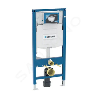 Geberit Duofix - Předstěnová instalace pro závěsné WC, se splachovací nádržkou Sigma 12 cm, výška 1,12 m 111.598.00.5