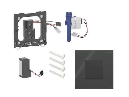 Geberit  - Elektronické ovládání splachování pisoárů typ 01, síťové napájení, Bluetooth, černá 116.093.DW.1
