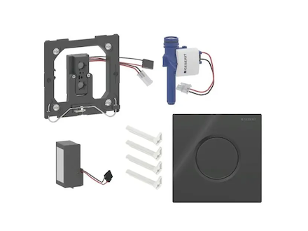 Geberit  - Elektronické ovládání splachování pisoárů typ 01, síťové napájení, černá 116.021.DW.5